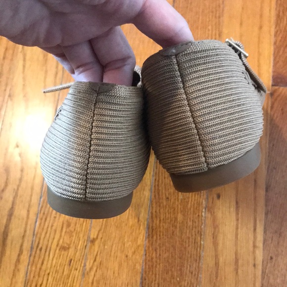 Women's Tan Mary Jane Flats - Picture 5 of 6